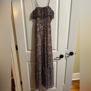 BCBG flowy floral maxi dress